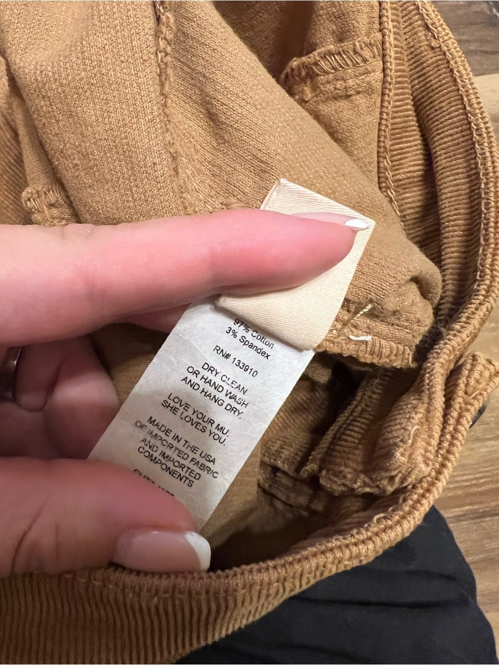 Show Me Your Mumu Boho Corduroy Skirt in Caramel XL - Picture 6 of 7